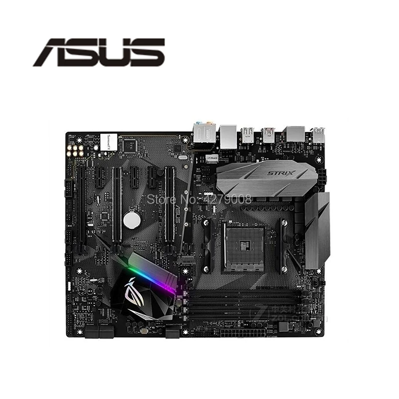 Для ASUS ROG STRIX B350 F GAMING оригинальная материнская плата Socket AM4 DDR4 настольная
