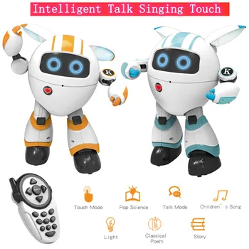 

Intelligent Education RC Robot Touch Sensing Motion Programming Remote Control Robot Early learning Toy With Singing Talk Mode