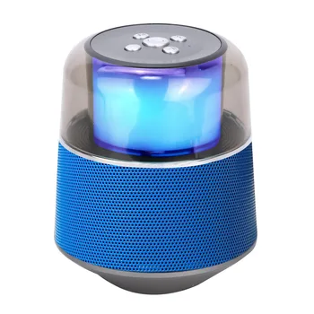 

Led Light Bluetooth Speaker Portable Wireless Loudspeaker With Fm Radio Stereo Subwoofer Support Tf Card Car Handsfree Calls