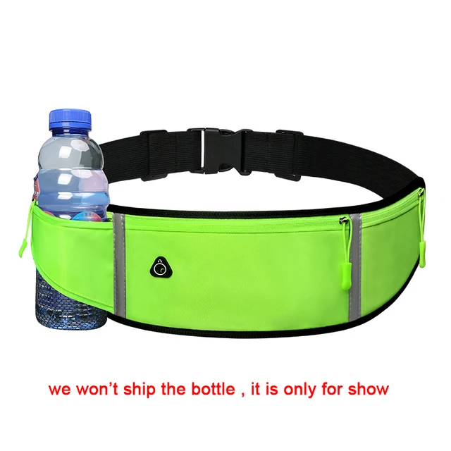 Running waist bag Belt Bag Men Gym Women Sports Fanny Pack Cell Mobile Phone for Running Jogging Run Pouch Hydration Cycling Bag green -1