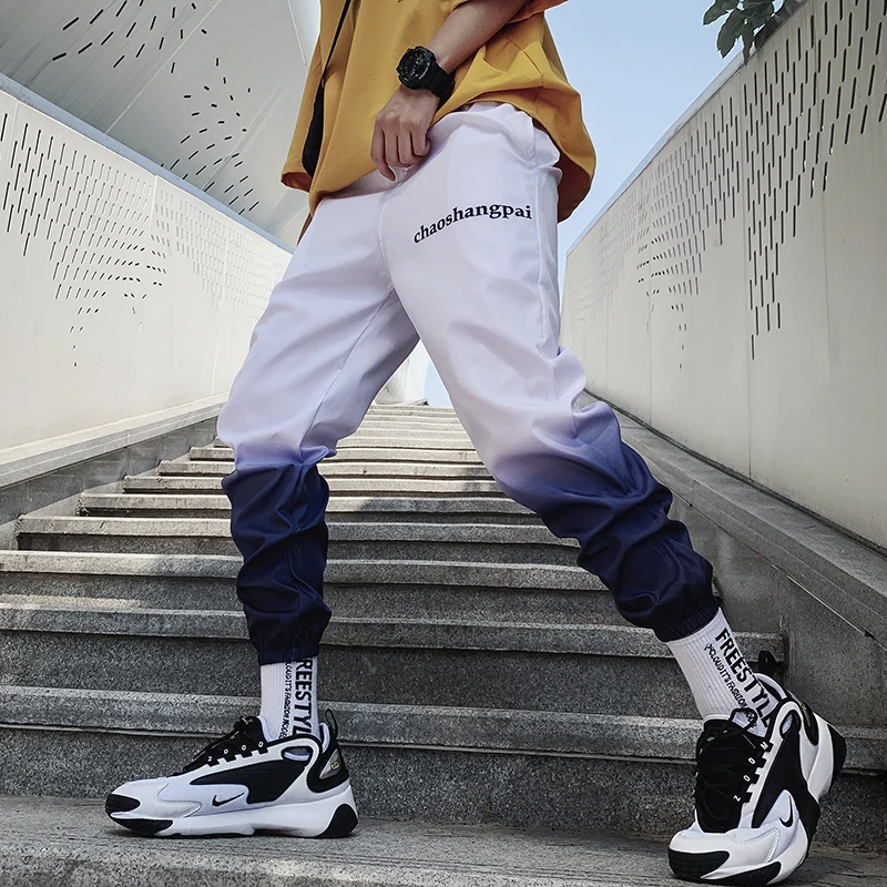 Модные брюки Karajuku в стиле хип хоп 2019 модные мужские спортивные большого размера
