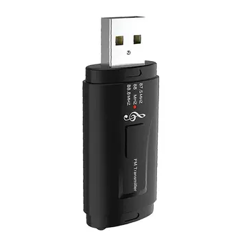 

Car USB Bluetooth 5.0 Receiver Adapter Audio FM Transmitter Wireless Adapter Lightweight Portable Adapter