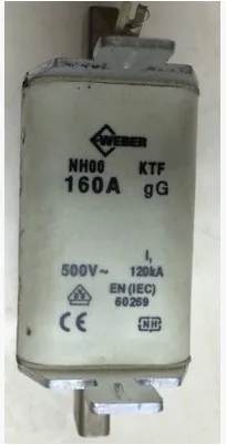 Предохранители: NH00 KTF 160A 500V 120KA gG/500 V gL-gG 00-100A 24585,26 120KA