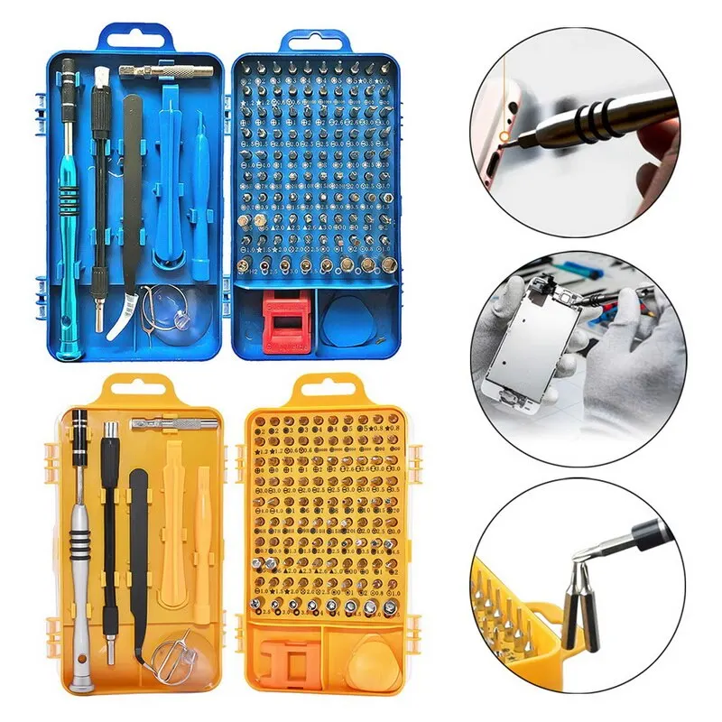 

New 110 In 1 Screwdriver Set Mini Electric Precision Screwdriver Multi Computer PC Mobile Phone Device Repair Hand Home Tools