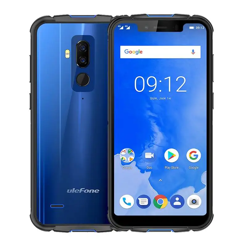 Ulefone Armor 5 IP68 водонепроницаемый смартфон 5,8" HD+ Восьмиядерный 4 Гб+ 64 Гб двойная задняя камера NFC Беспроводная зарядка Android 8,1 телефон - Цвет: Blue