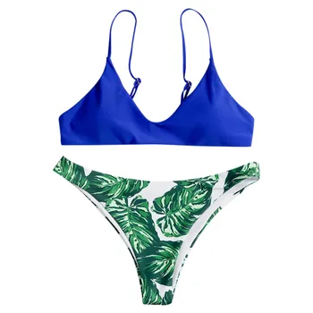 

Free Ostrich Sexy Lingerie Women Underwear Two Pieces Solid Padded Push Up Bra Printed Panties Bra And Panty Set Biquinis 2020