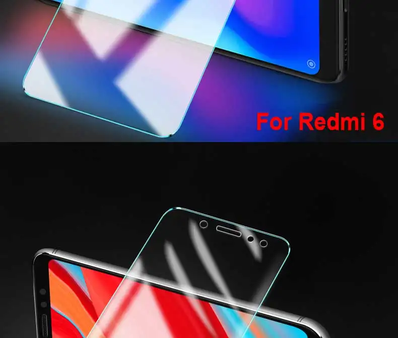 С уровнем твердости 9H Стекло на для Xiaomi Redmi 6 6A 7 7A K20 6 Pro S2 водоотталкивающая Камера GoPro 4 4X 5A 5 Plus Экран протектор чехол с пленкой из закаленного стекла