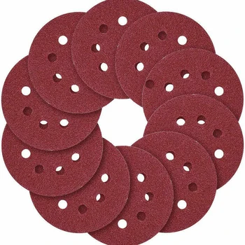 

50Pcs 5 Inch 8-Hole Sanding Disc 60-1500Grit Assorted Sandpaper Hook Loop Grits:60/80/120/180/240/320/400/600/1200/1500grit 202