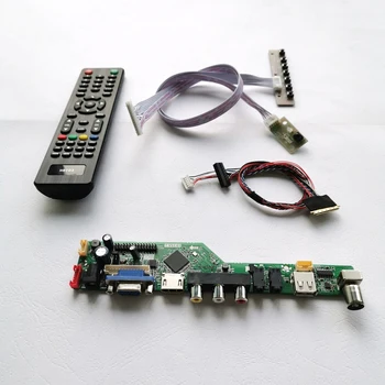 

Fit LP173WD1 40-Pin LVDS LG laptops panel VGA+HDMI+Audio+USB+RF+Remote WLED 1600*900 17.3" screen controller drive board DIY kit