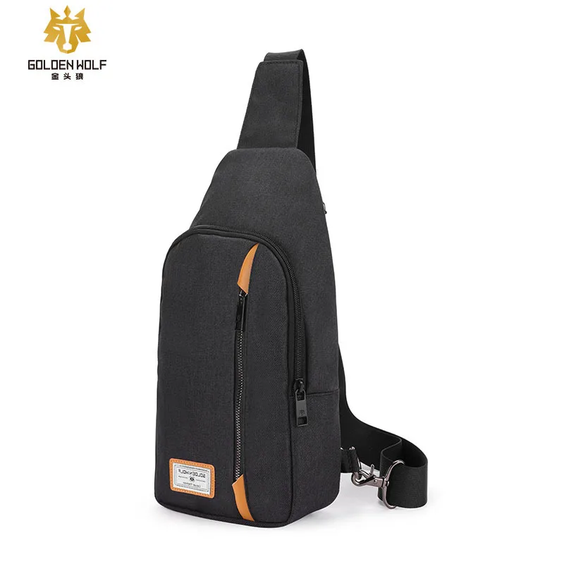 

2019 New Style Men Chest Bag Large Capacity Casual Waterproof Europe And America Fashion Men Shoulder Bag Oxford Cloth