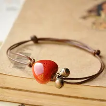 Простой колокольчик ручной работы ножные браслеты Регулируемая Веревка Lucky лодыжки браслет ноги ювелирные изделия для женщин и мужчин Парные браслеты на ноги цепь