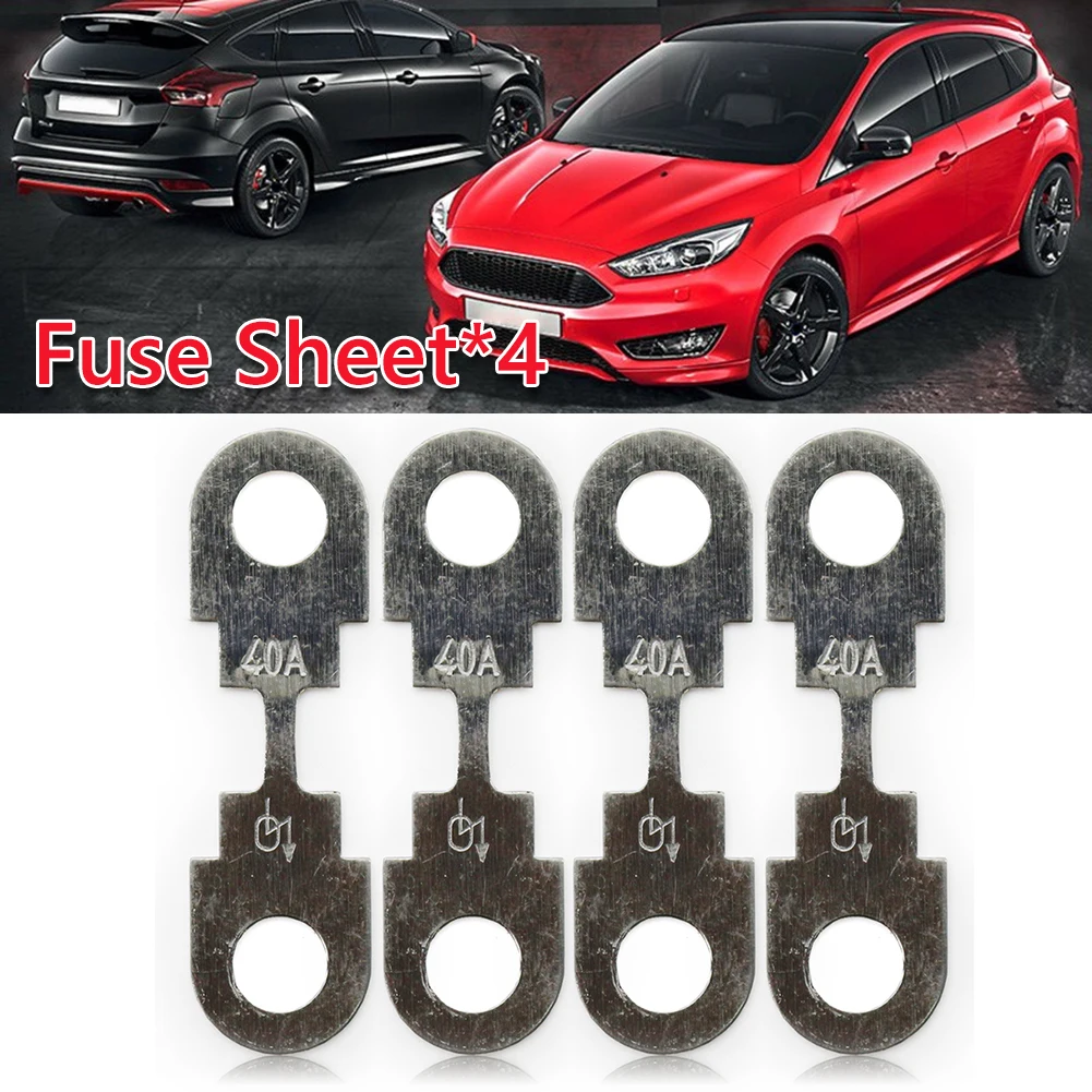 Car Fuses Kit 4Pcs Car Fuse Automotive For Volkswagen Polo For Bora Golf 4 Battery Car Fuse with 3 Holes Center Distance