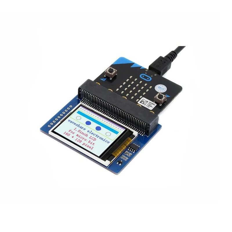 ShenzhenMaker Store 1 8 дюймовый цветной модуль дисплея для micro: bit 160x128 пикселей драйвер ST7735S
