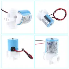 Практичный G1/" Соленоидный клапан пластиковый нормально закрытый 2 способ 12 В DC 0-120PSI 0-0.8MPa миниатюрные клапаны