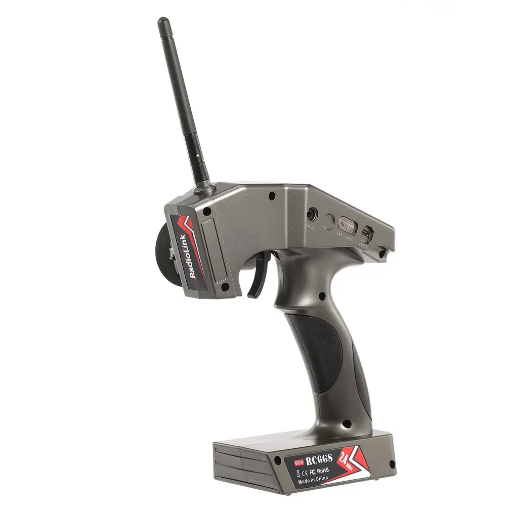 RadioLink RC6GS 2,4 ГГц 6CH 400 м Пульт дистанционного управления передатчик+ R6FG гироскоп внутри приемника для RC автомобиля лодки