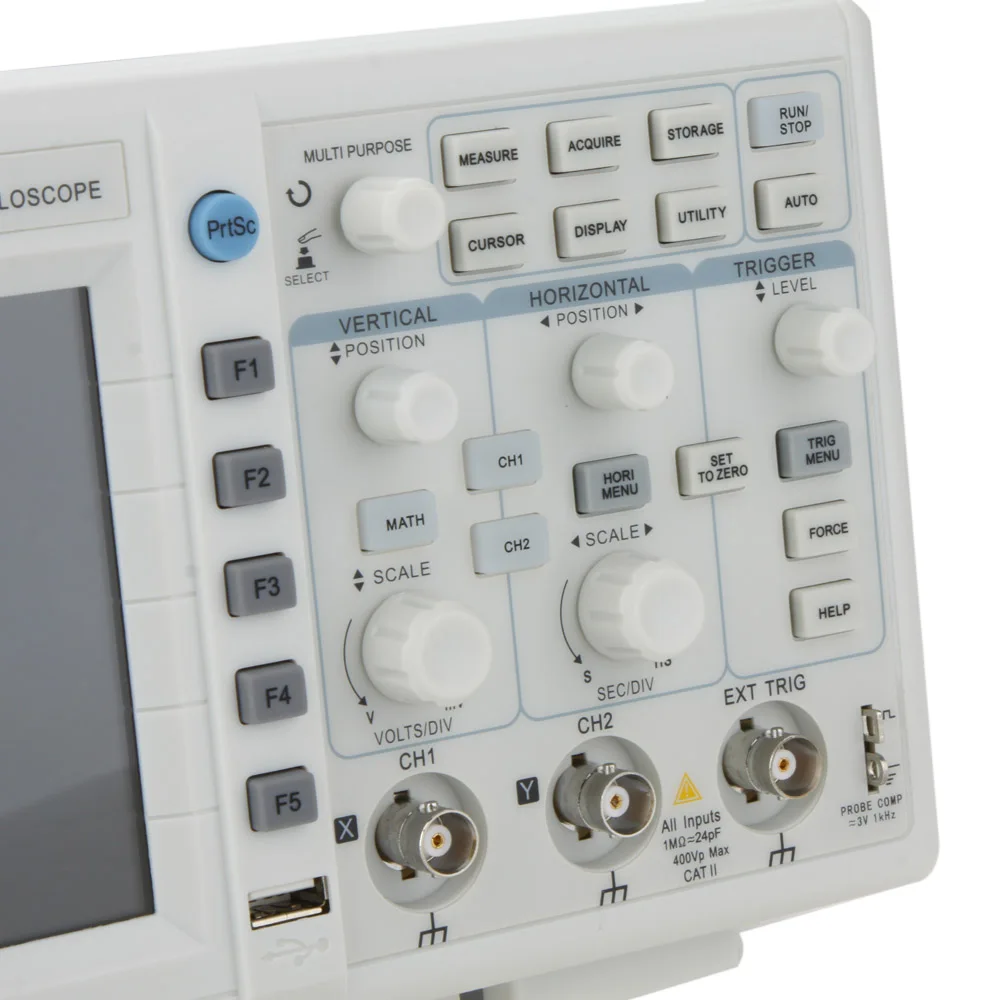 UNI T UTD2025CL 25 МГц 250 мс/с USB цифровой осциллограф DSO 2 канала 7 ''TFT LCD Scopemeter W/USB OTG EU/AU/US