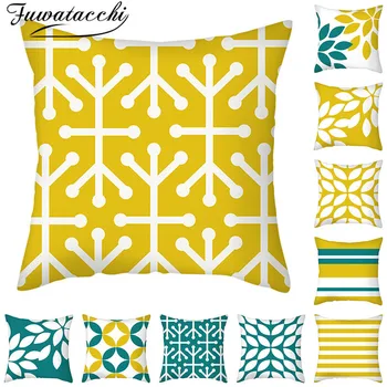 

Fuwatacchi Nordic Style Cushion Cover Polyester Simple and Elegant Pillow Cover for Car Sofa Home Room Decorative Pillowcase