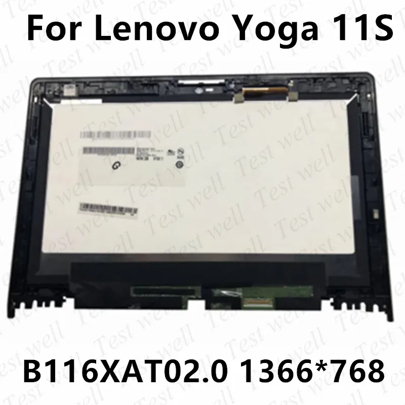 Оригинальный светодиодный ЖК-дисплей 11 6 дюйма B116XAT02.0 1366*768 для Lenovo Yoga 11S сенсорный