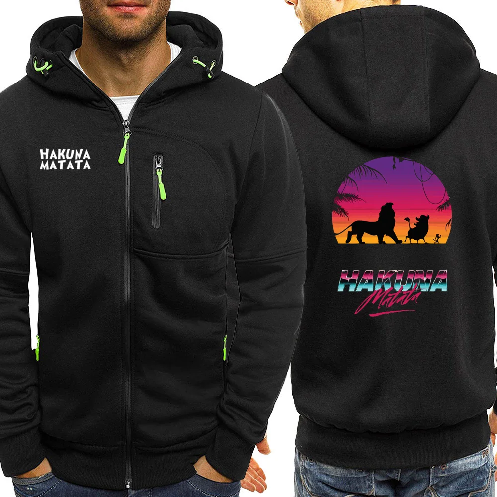 The Lion King Cartoon Hooded Men Sweatshirts Jacket Autumn 2019 Hot Sale Long Sleeve Casual Coat 2
