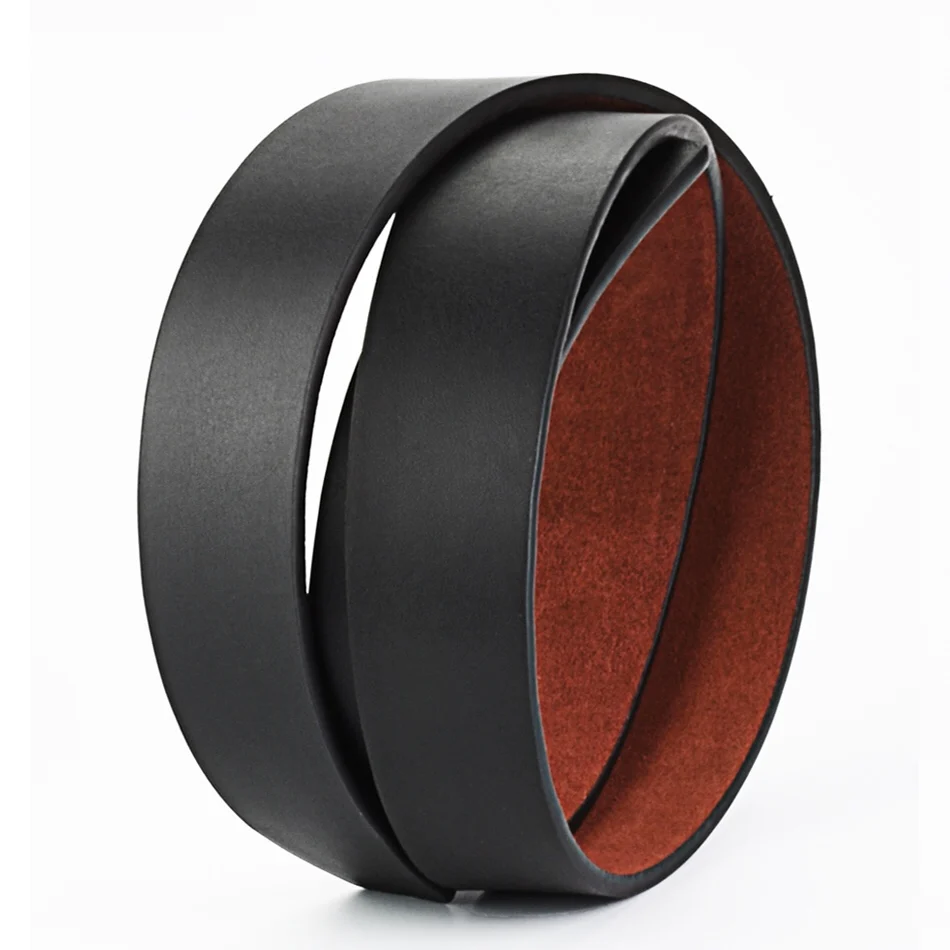

Men's belt toothless belt luxury brand belt high quality non-hole male belt made of leather belt, no buckle