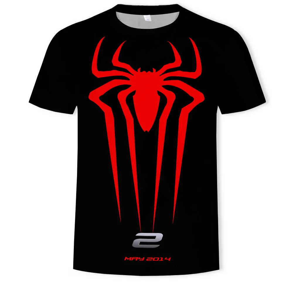 

3D Digital Animal Spider Print Casual Men's Short Sleeve T-shirt