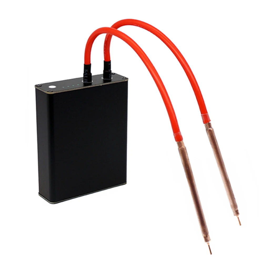 Мини точечный сварочный аппарат 1S с интерфейсом Micro USB быстроразъемные ручки для