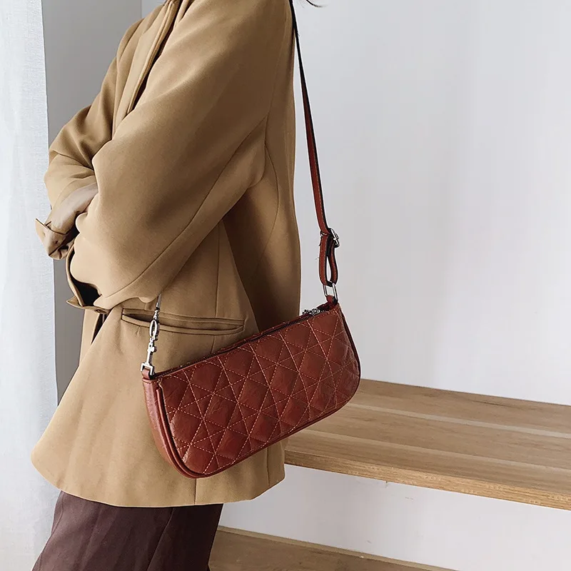 

Western Style Versatile Trend Bag Women's 2020 New Style Fashion Shoulder Bag Spring Textured Shoulder Bag