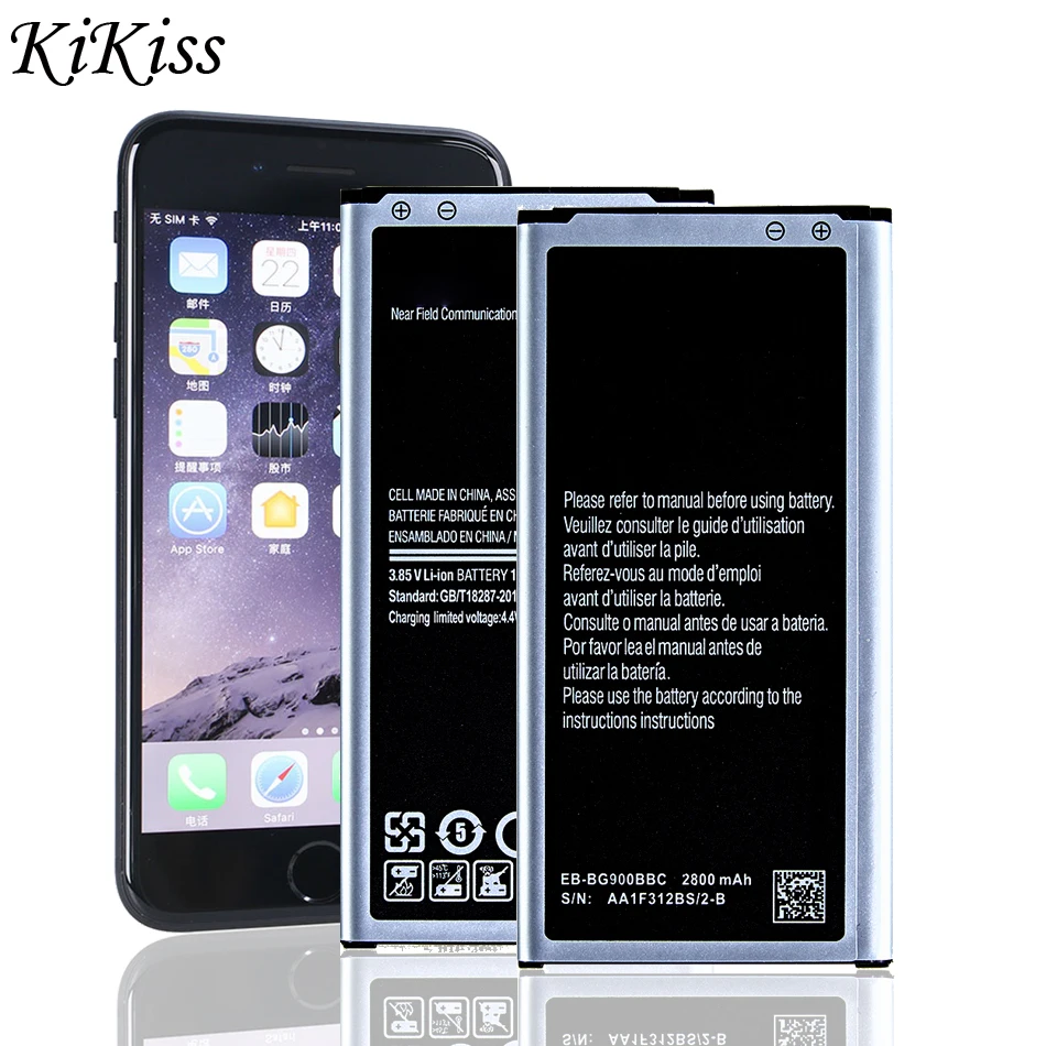 Батарея EB-BG900BBC для Samsung Galaxy S5 SV i9600 i9605 G900F G900T G9008V 2800 мАч емкость EB BG900BBC батарея |