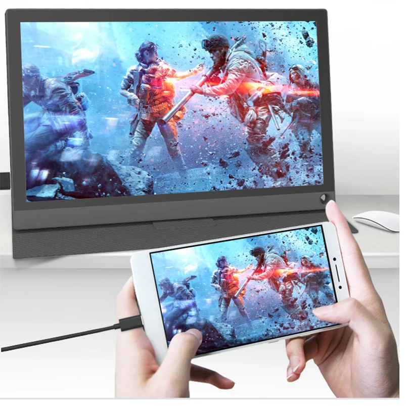 Сенсорный экран HD игровой портативный монитор 12 5 &quot2 типа C(USB-C) lapto PS4 1080P IPS USB HDMI