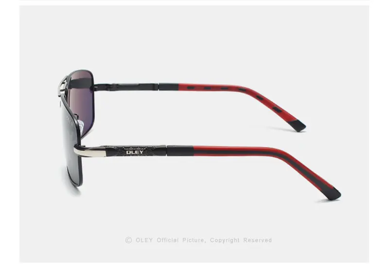 OLEY Marke Polarisierte Sonnenbrille Männer Neue Mode Augen Schützen Sonnenbrille Mit Zubehör Unisex fahren brille oculos de sol