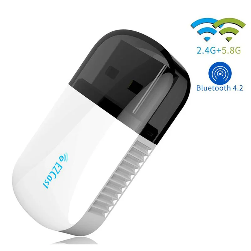 Беспроводной USB WiFi адаптер 600 Мбит/с wifi ключ сетевая карта ПК Bluetooth 4,2 wifi 5 ГГц адаптер Lan USB Ethernet приемник AC Wi-Fi