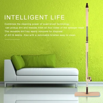 

Lazy Hand wash-Free Flat Mop Wood Floor Household Supplies Hands-Free Telescopic Washable Mop Washing Floor Single-Side