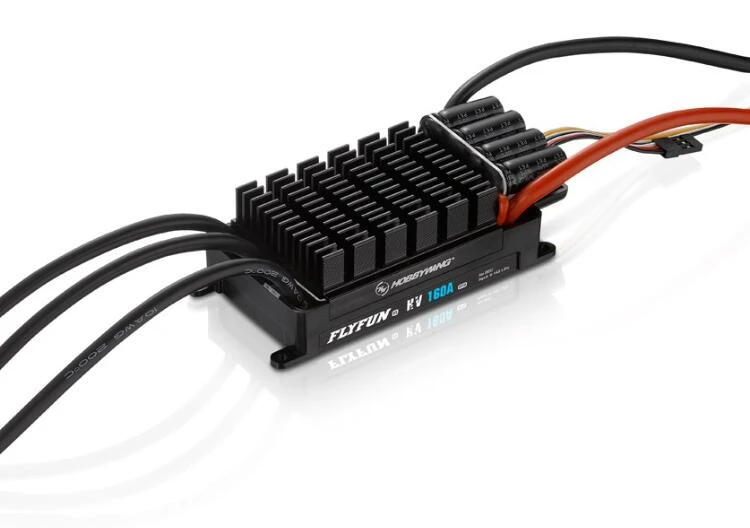 Hobbywing FlyFun 130A/160A HV OPTO V5 Speed Controller 6-14S Lipo Brushless ESC No BEC with DEO for RC Aircraft Quadcopter