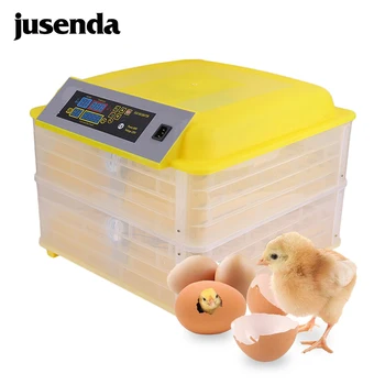 

HHD Best full automatic egg incubator chicken Farm poultry hatcher machine Temperature Display 112 egg incubator Quail Brooder