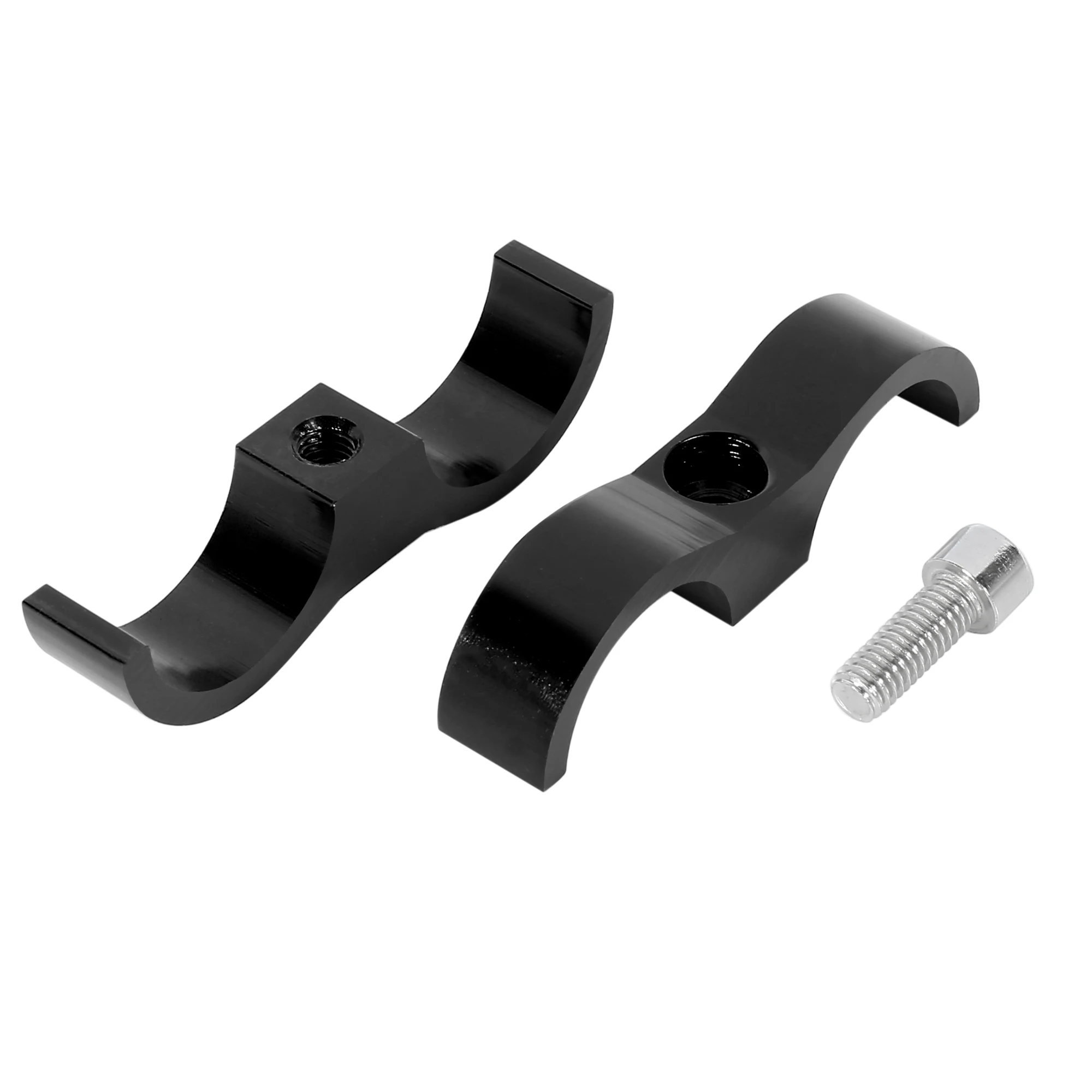 X Autohaux 6pcs AN4 AN6 AN8 AN10 AN12 Oil Fuel Water Hose Separator Divider Clamp Fitting Adapter with Wrench for Car
