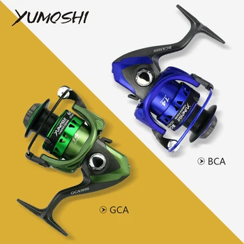 

Carretilhas De Pescaria Molinete Fishing 5.5:1 13BB GCA1000-7000 Series For Fresh/Salt Water Fishing Spinning