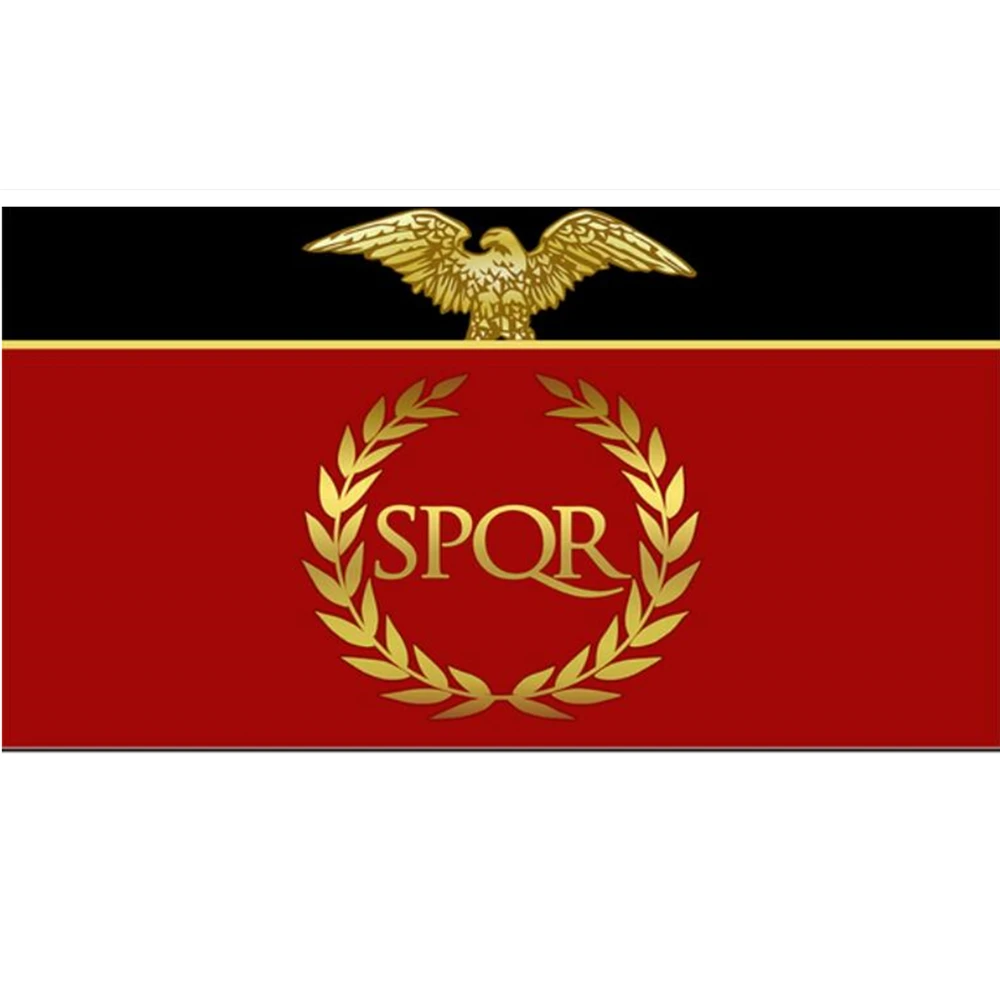 2x3 фута/3x5 футов/4x6 футов Римская империя сенатские люди Римского Орла SPQR флаг F2 |