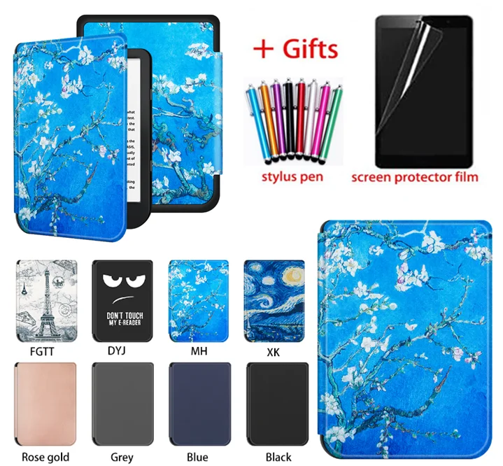 Cute Case For All-new Kobo Nia Case Smart Ebook Cover Tpu Leather