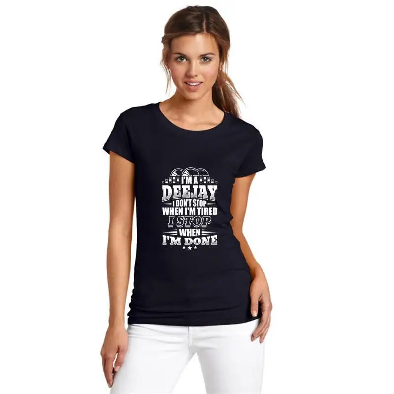 

New Style Funny Dj Deejay Shirt When I'm Done tshirt s-103xl humorous tshirt men Unique mens tee t shirts