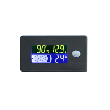 

Taidacent Electric Vehicle Car Digital Battery Level Indicator Lithium Lead Acid Battery 12-72V Indicator Battery Level Gauge