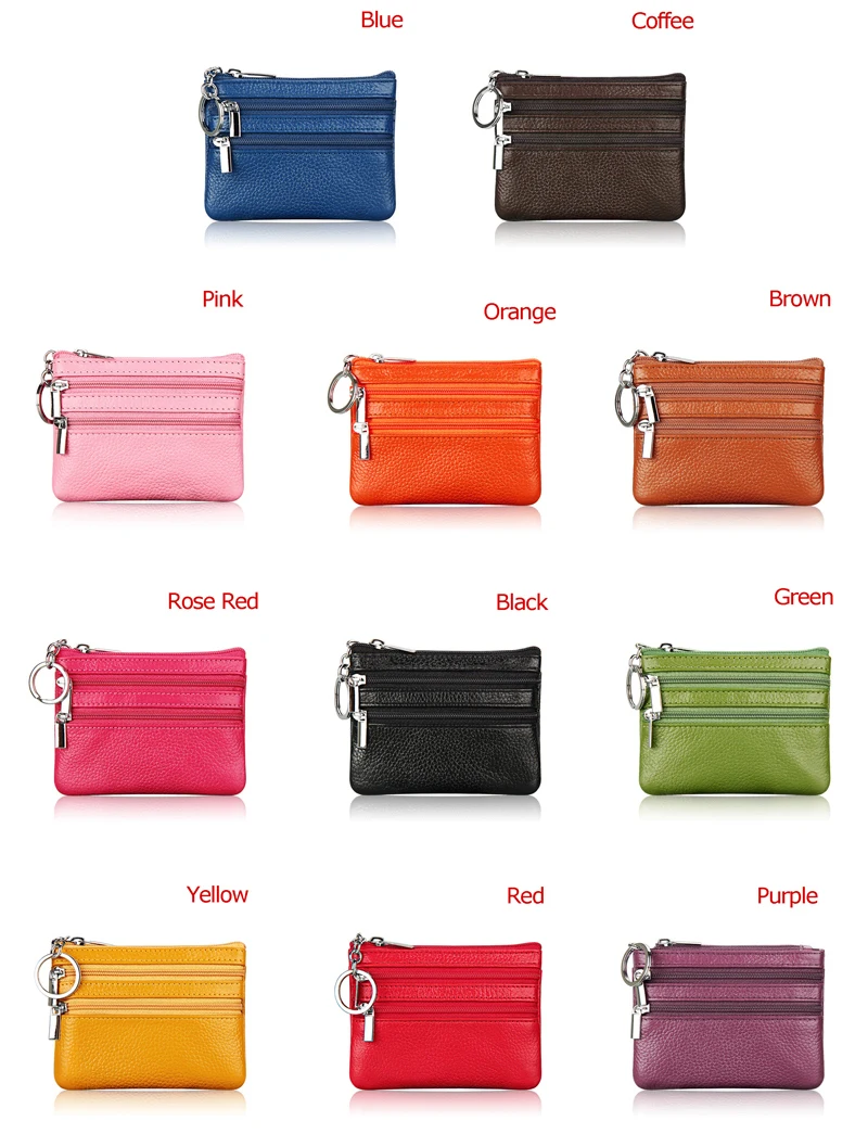 Длинный хранитель брендовый новый кошелек из натуральной кожи для монет женский