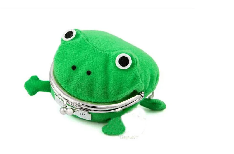 Uzumaki Cosplay Frog Shape Wallet Cartoon Plush Coin Purse Money Bag Gift