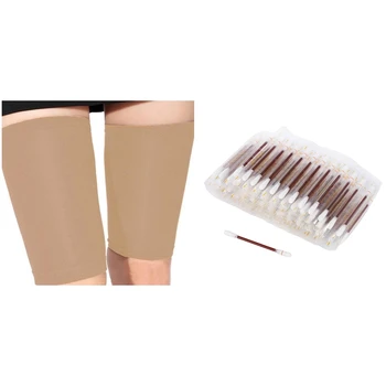 

2Pcs Beauty Women Shaper Weight Loss Slimmer Wrap Belt (Nude) with 100Pcs/Set Cotton Swab Alcohol Disinfected Swab