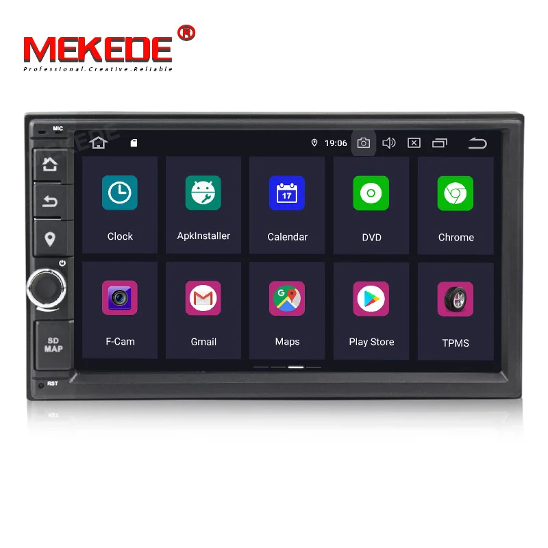 Discount 7"Universal Octa Core 2Din Car Android 9.0 Radio Multimedia Player PX5 4G RAM 64G ROM GPS Navigation IPS Screen TDA 7851 3