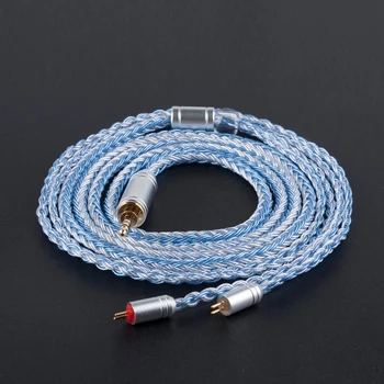 

HIFIHEAR MMCX/2Pin/QDC 16 Core Replacement Braided Silver Plated Durable Earphone Balanced Cable