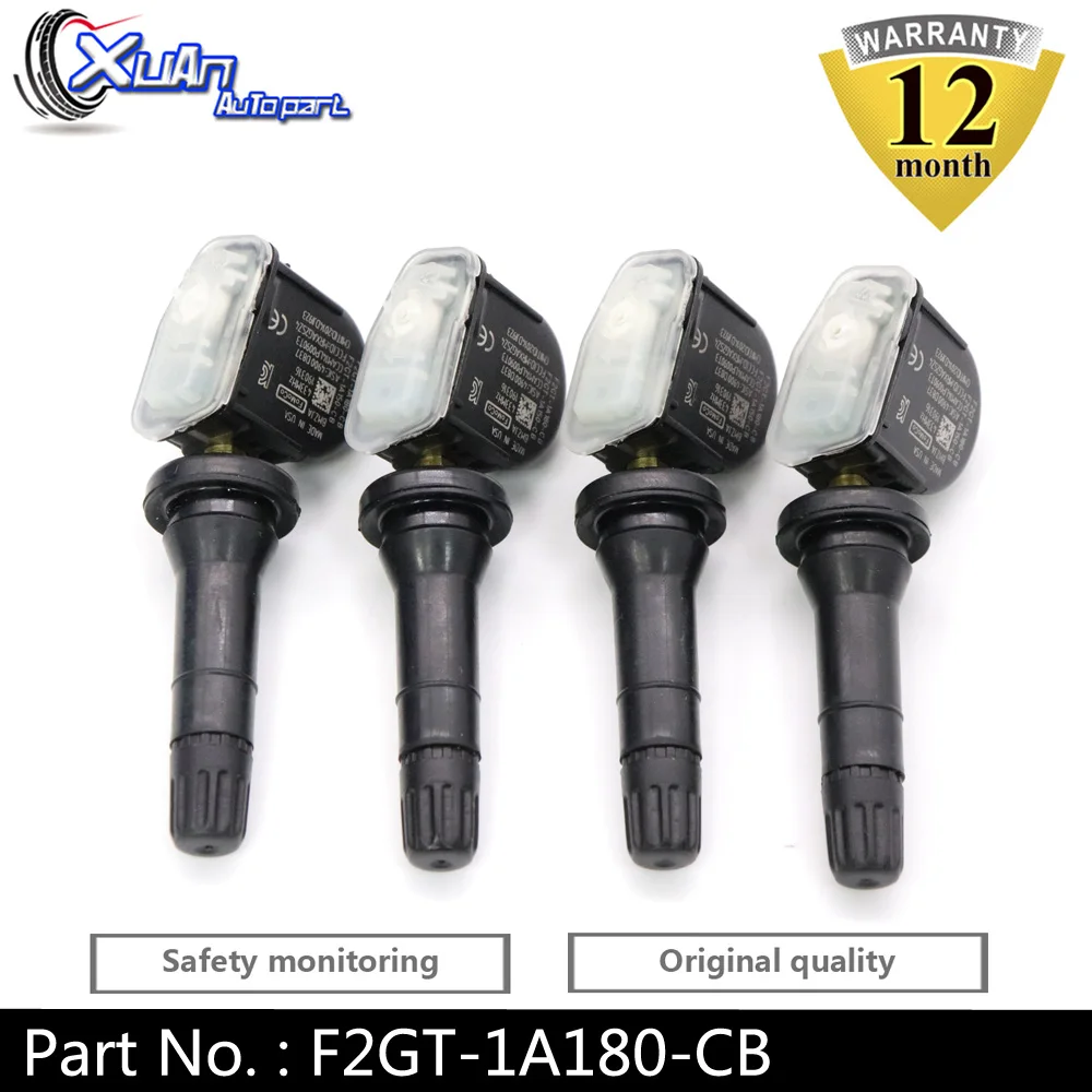 XUAN 4 шт. датчик давления в шинах TPMS для Ford Edge Escape Fiesta Galaxy Mondeo Mustang S Max F2GT 1A180 CB