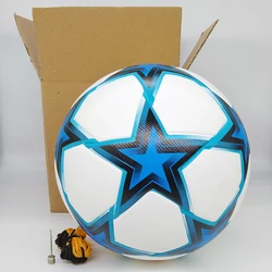2021 2022 New Soccer Ball Football Match Training Balls blue Size 5 High Quality PU Seamless Team Custom LOGO