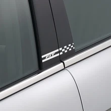 Autocollants décoratifs de garniture de voiture | 2 pièces, autocollants réfléchissants de couverture de voiture, piliers de voiture, accessoires pour Honda Fit Auto B