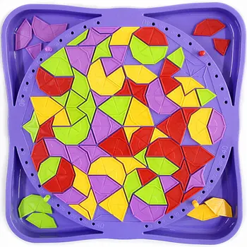 

Magnetic 3D Puzzle Jigsaw Tangram Game Montessori Learning Educational Drawing Board Games Toy Gift for Children Brain Tease A01