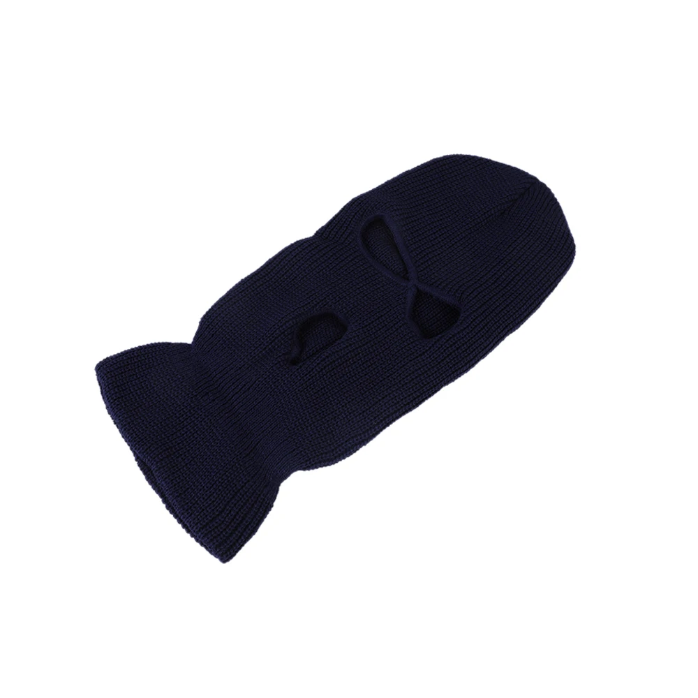 2021 Fashion Full Face Cover Hats Beanie 3 Holes Balaclava Hiking Cycling Ski Winter Outdoor Warm Knitted Caps for Women Men